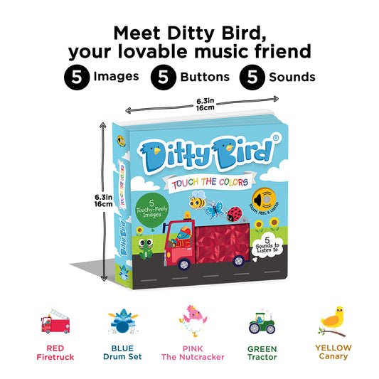 Ditty Bird (USB-C) - Touch the Colors