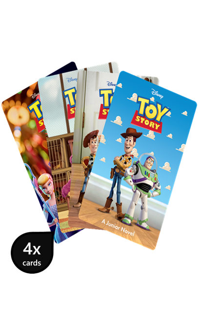 4x Disney Junior Novels Toy Story bundle