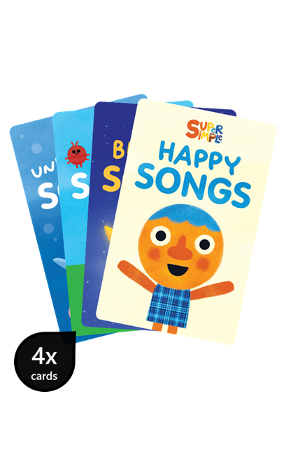 4x Super Simple Songs Collection