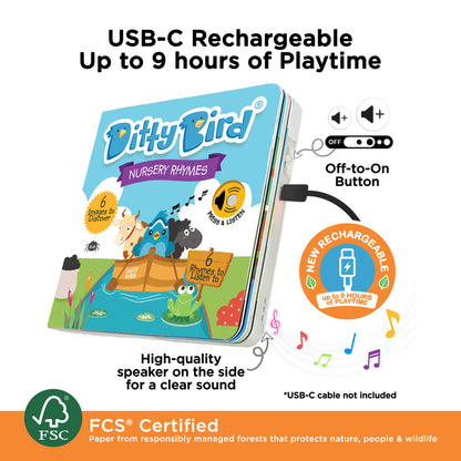 Ditty Bird (USB-C) - Nursery Rhymes