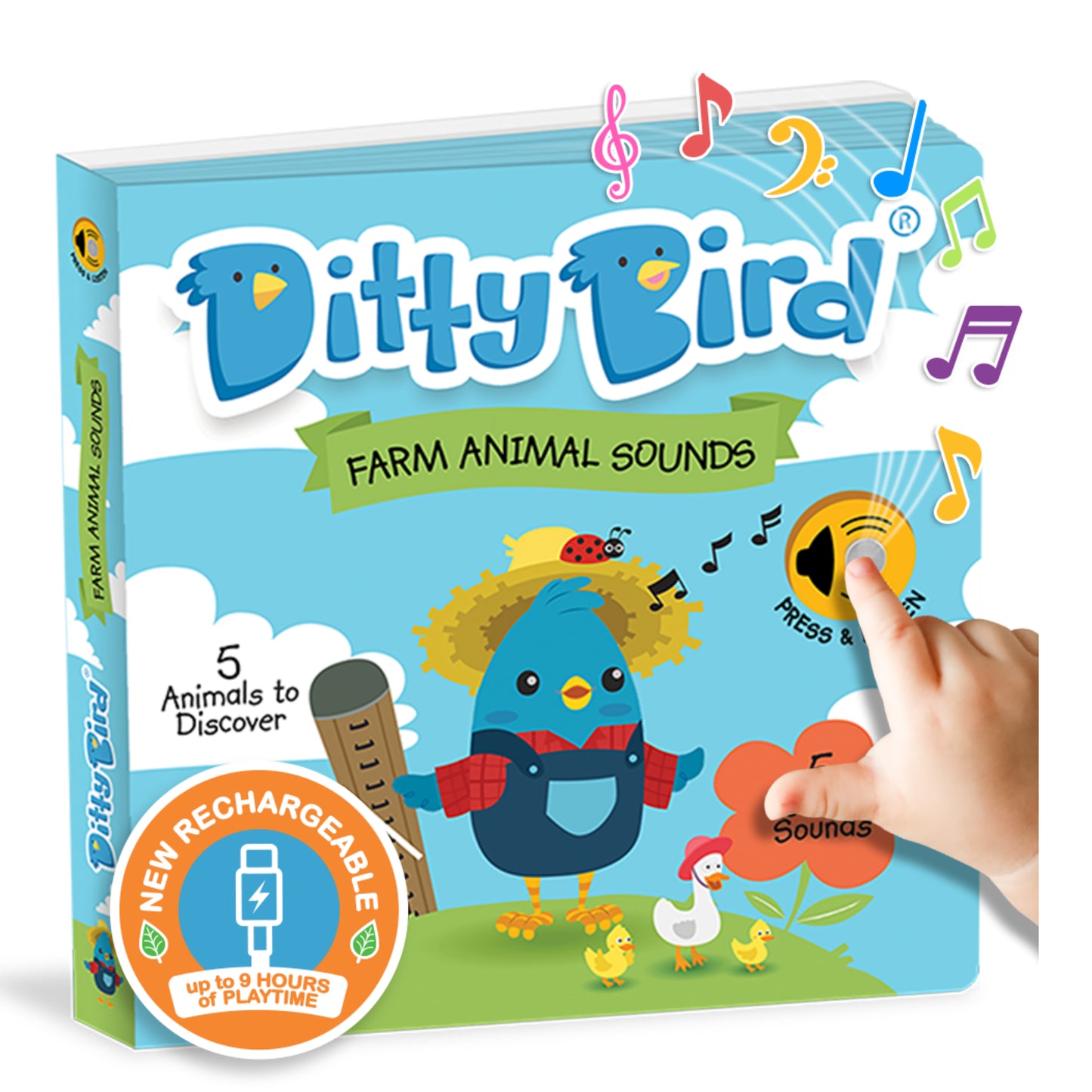 Ditty Bird (USB-C) - Farm Animal Sounds