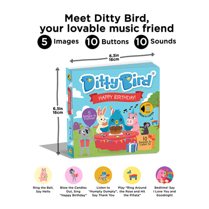 Ditty Bird (USB-C) - Happy Birthday