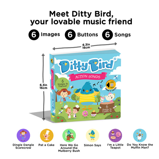 Ditty Bird (USB-C) - Action Songs