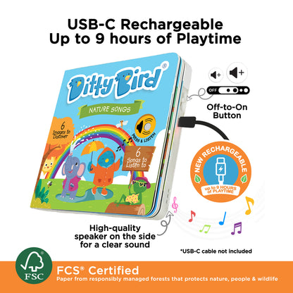 Ditty Bird (USB-C) - Nature Songs