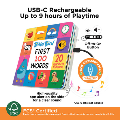 Ditty Bird (USB-C) - First 100 Words