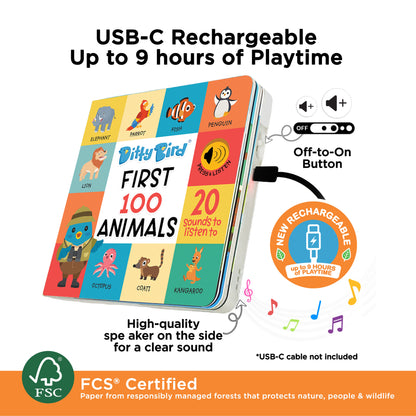 Ditty Bird (USB-C) - First 100 Animals