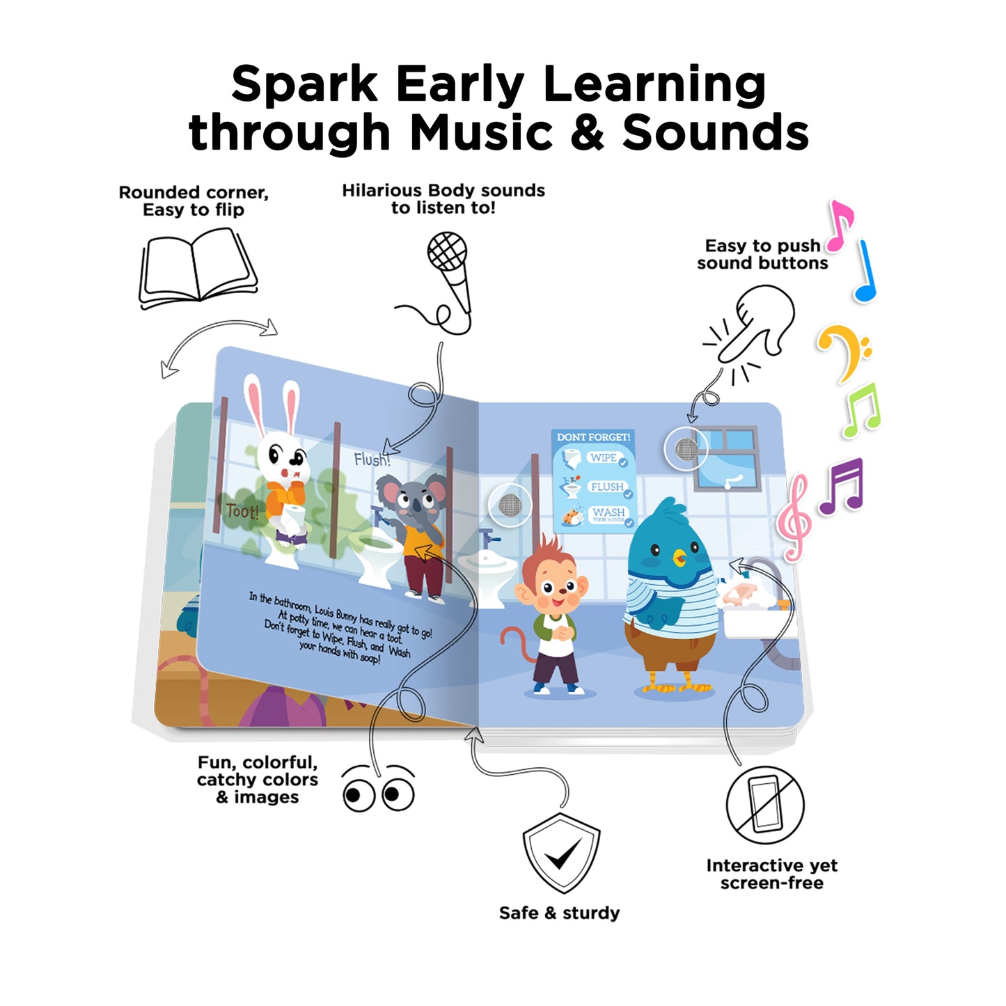 Ditty Bird (USB-C) - Funny Body Sounds