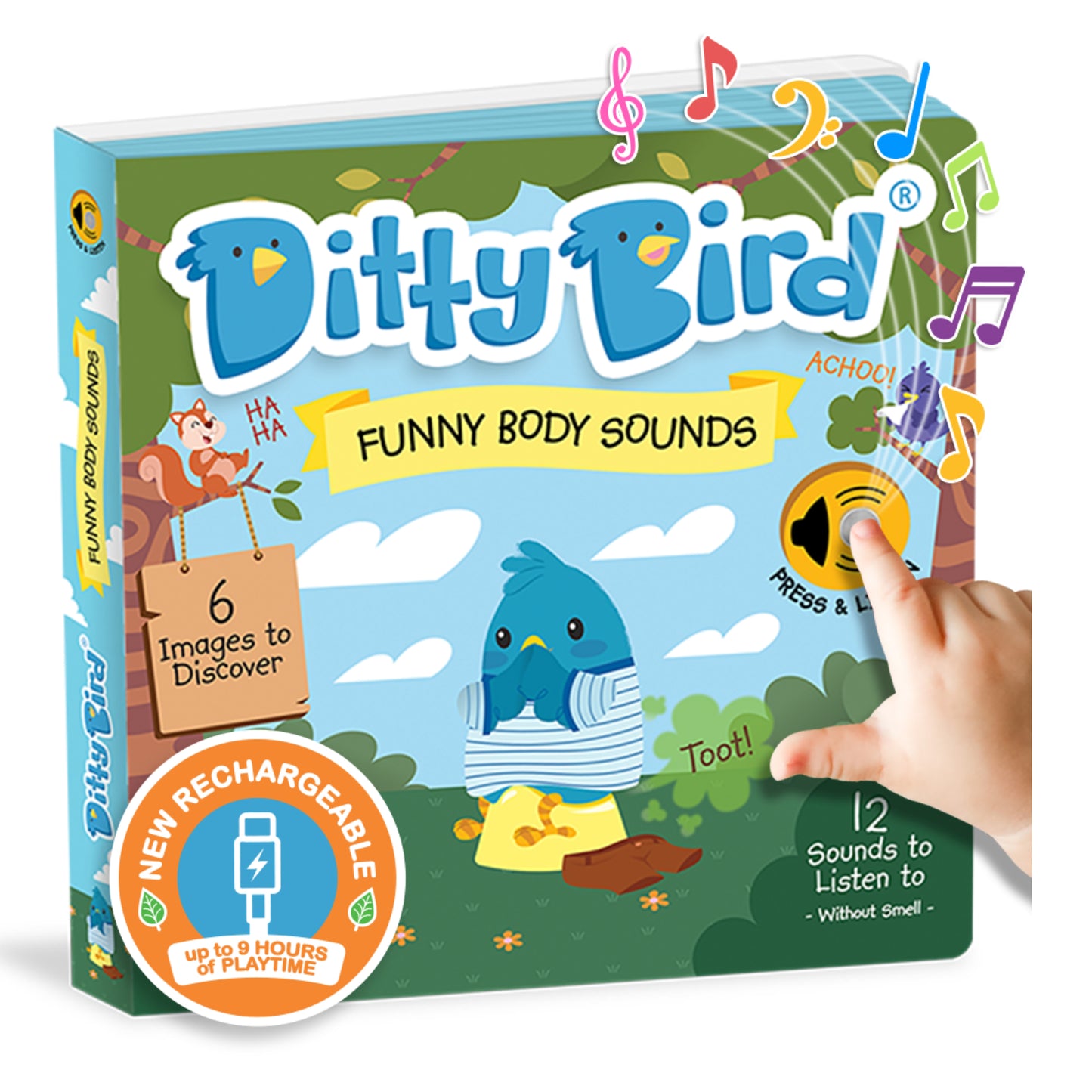 Ditty Bird (USB-C) - Funny Body Sounds