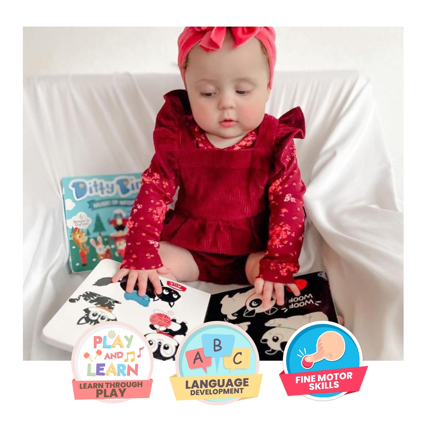 Ditty Bird (USB-C) - Black and White Animals