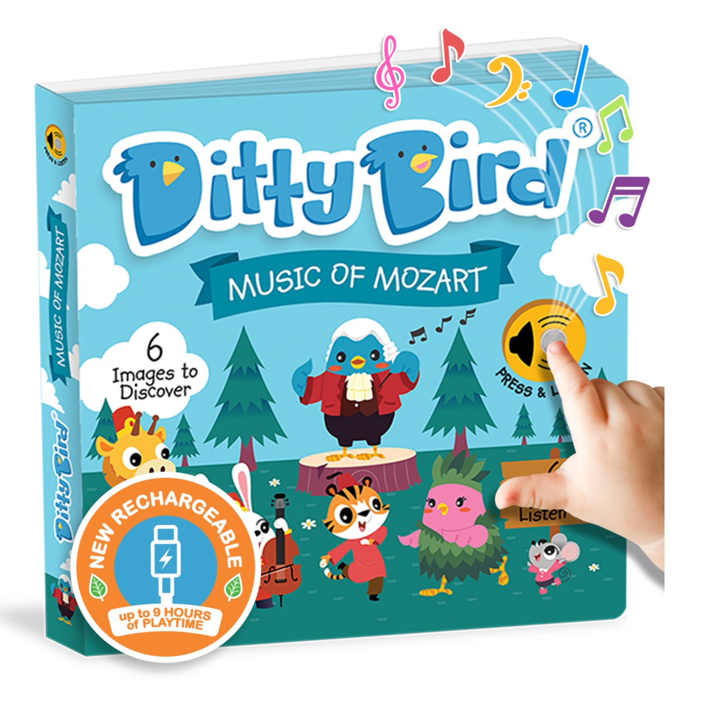 Ditty Bird (USB-C) - Music of Mozart