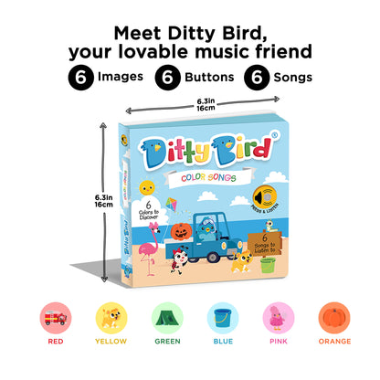 Ditty Bird (USB-C) - Color Songs