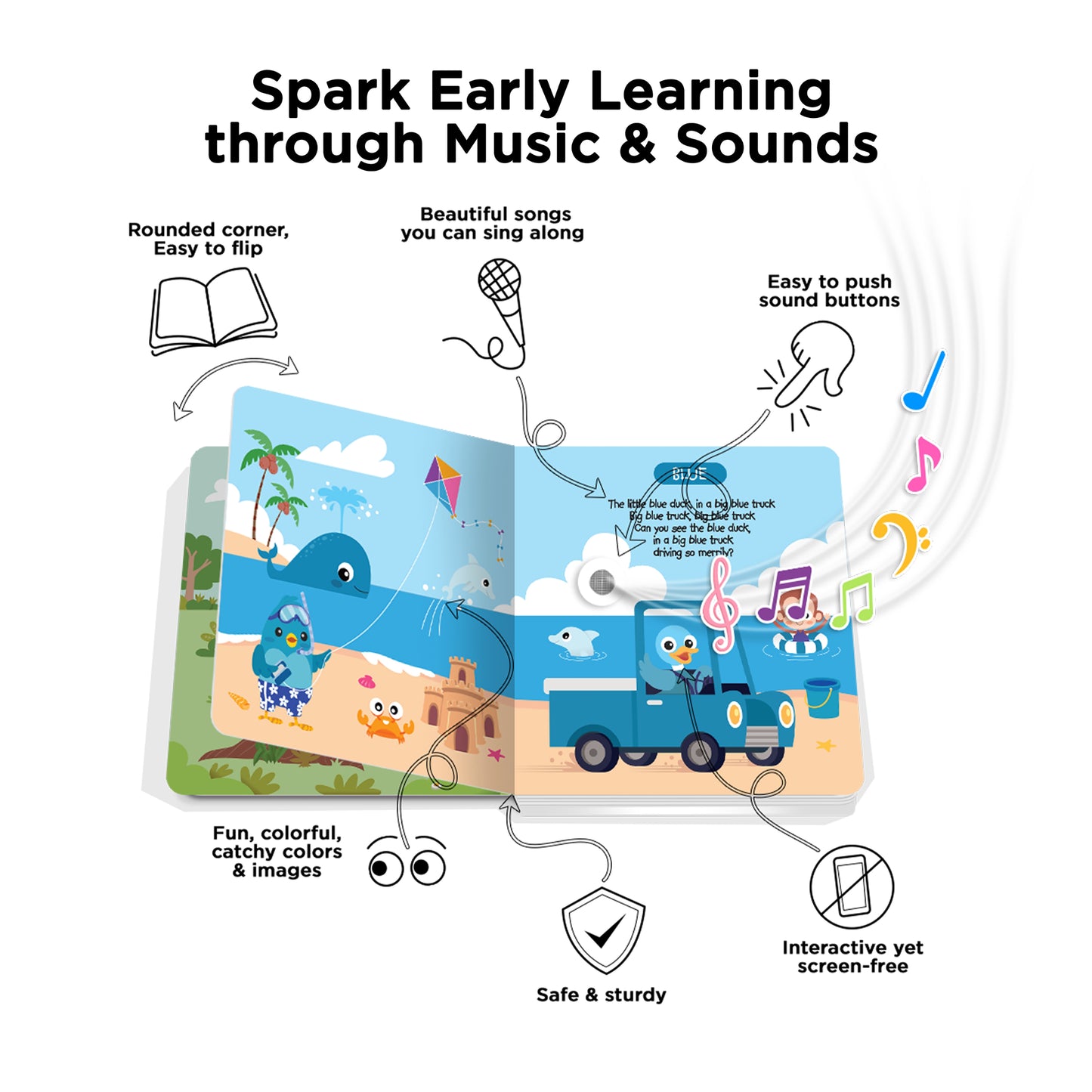 Ditty Bird (USB-C) - Color Songs
