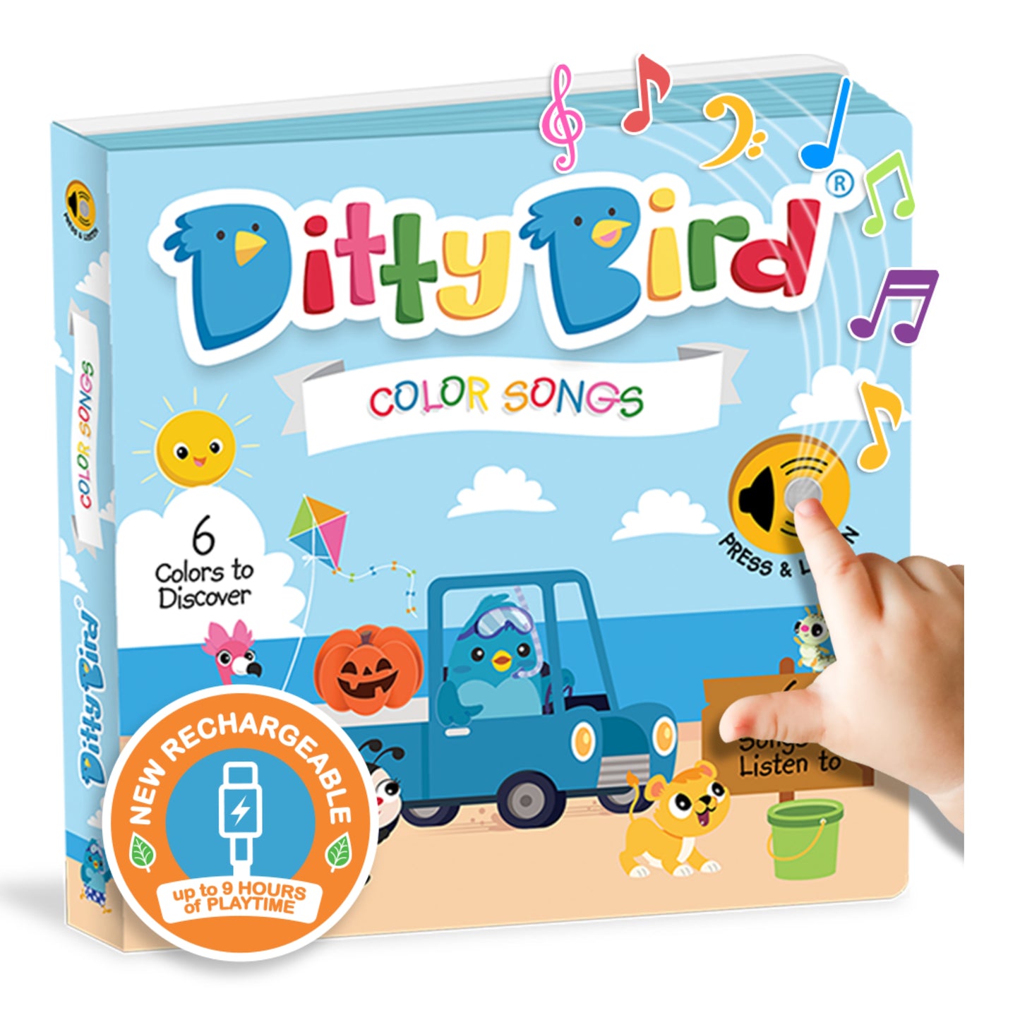 Ditty Bird (USB-C) - Color Songs