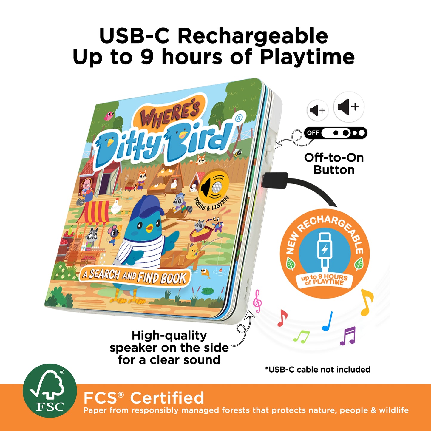 Ditty Bird (USB-C) - Where's Ditty Bird?