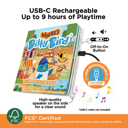 Ditty Bird (USB-C) - Where's Ditty Bird?